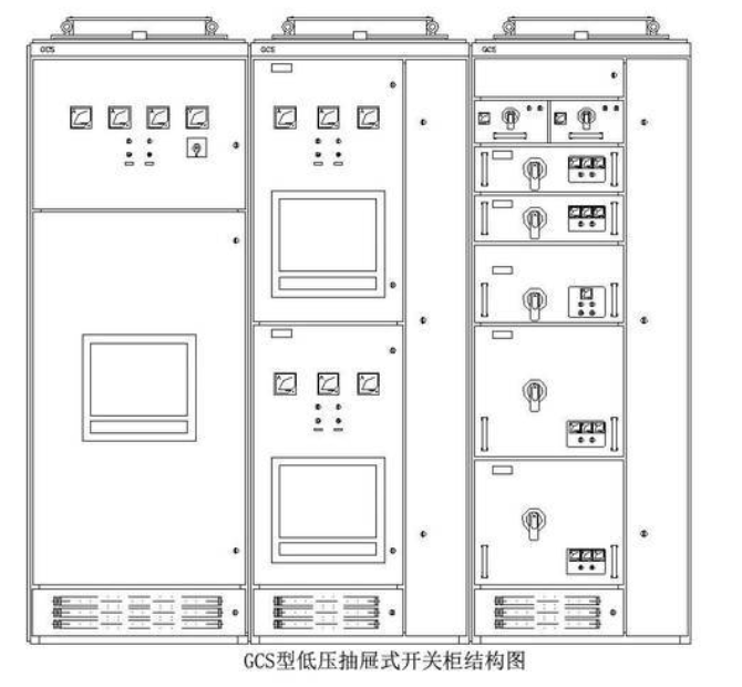 低壓開(kāi)關(guān)柜內(nèi)部結(jié)構(gòu)圖